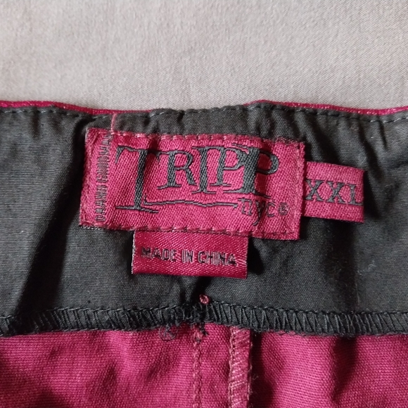 Vintage Tripp nyc Y2K black & burgundy corset top - Picture 3 of 7